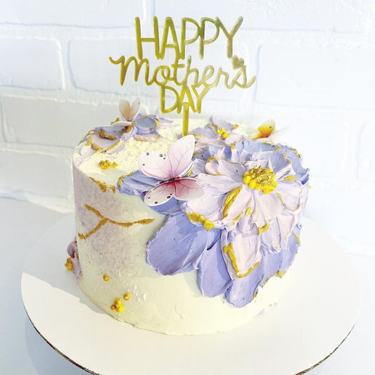 Mother's Day Oil Flower Cake